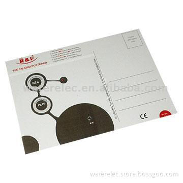 Voice Recording Postcard